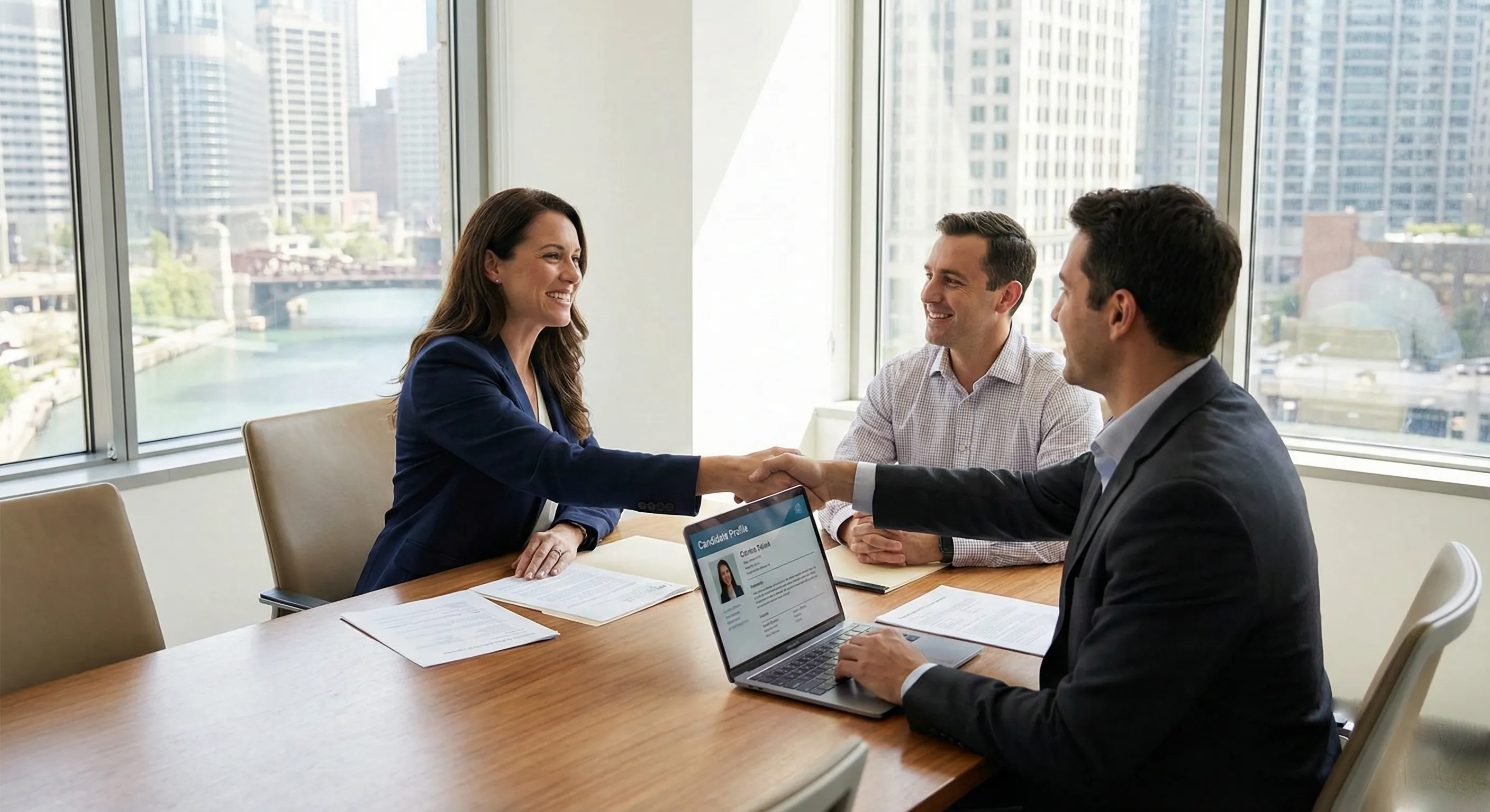 A newly hired employee joining their team